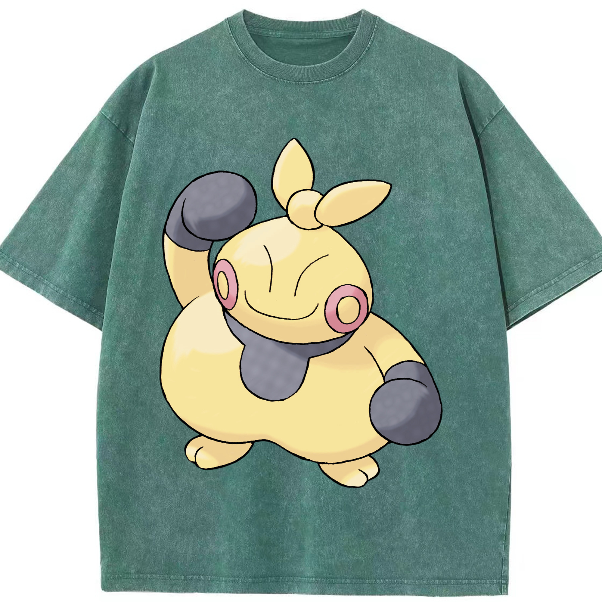 （画像用） ポケットモンスター Pokémon 綿100% ヴィンテージ風 半袖Tシャツ（フロントプリント）
